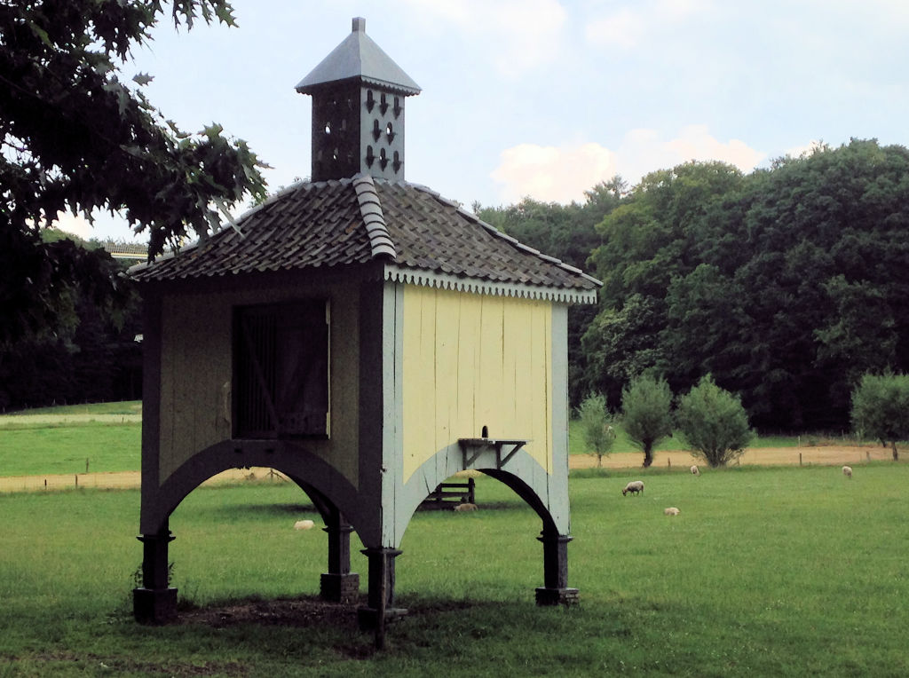 Duiventil Openluchtmuseum Arnhem, reconstructie, van de til die bij boerderij Princenhof in Hamersveld (vlakbij Amersfoort)